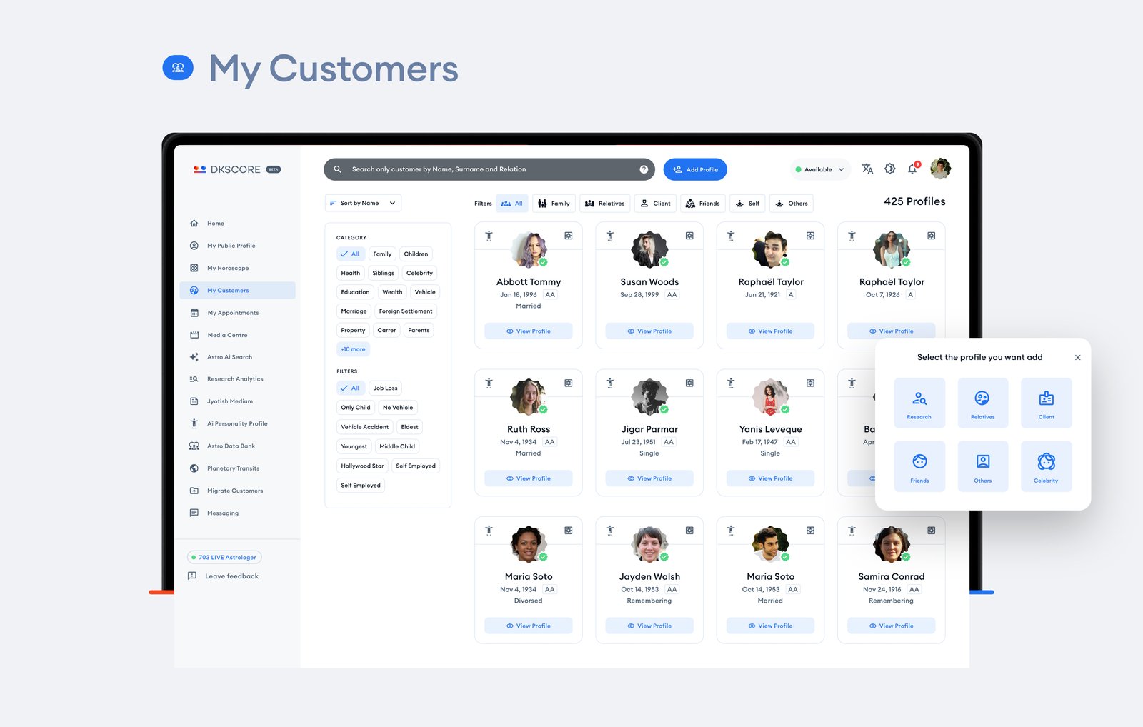 DKSCORE – A New Dimension of Astrology, Designed by Kaarigari Labs